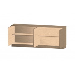 Credenza with 4 Doors /  Low Cupboard 